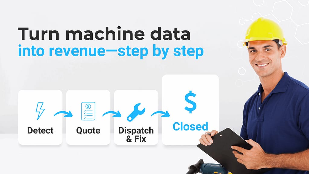 From Fault Code to Closed Deal: Turning Machine Data into Revenue in 24 Hours 5 De código de error a acuerdo cerrado: convertir datos de máquinas en ingresos en 24 horas