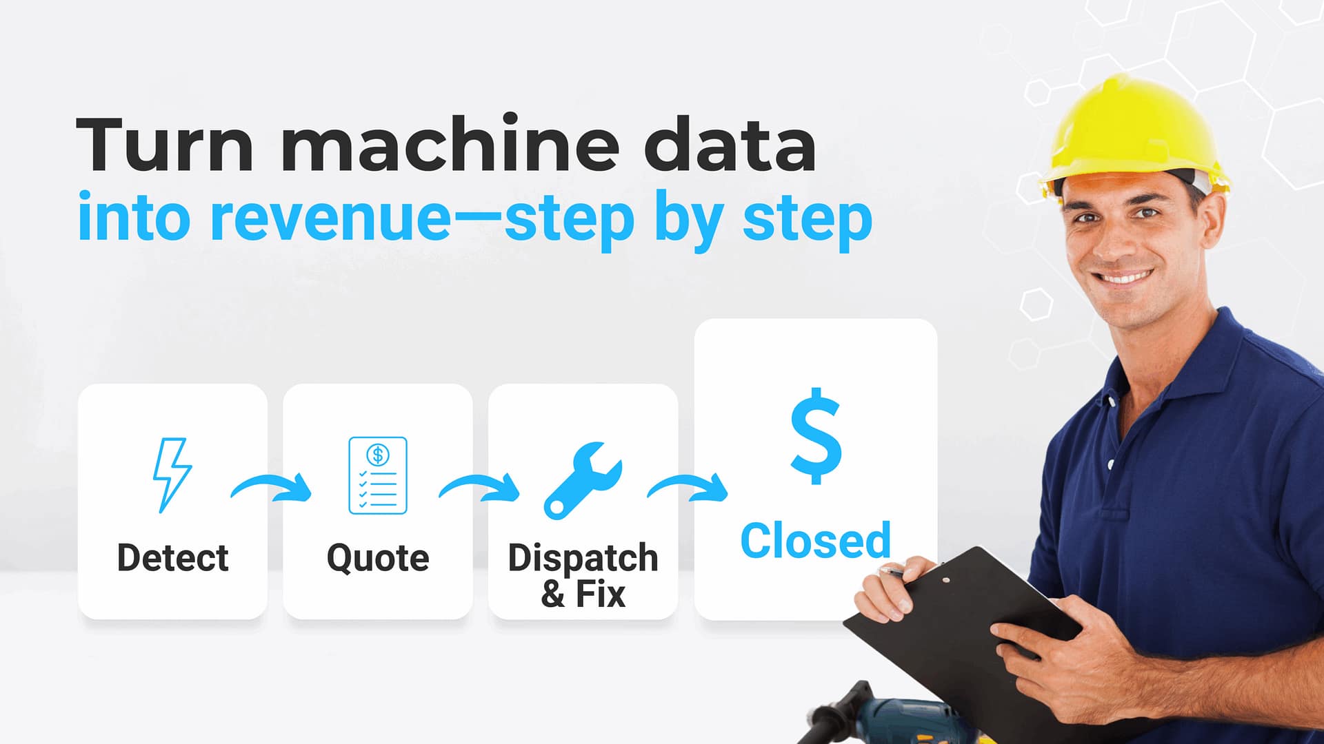 From Fault Code to Closed Deal: Turning Machine Data into Revenue in 24 Hours De código de error a acuerdo cerrado: convertir datos de máquinas en ingresos en 24 horas